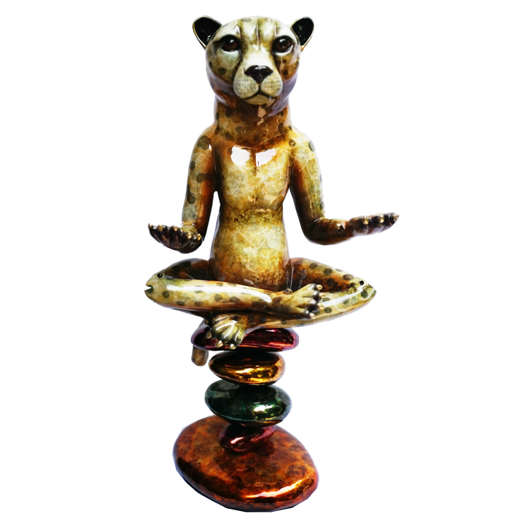 Carlos and Albert Zen Cheetah (Bronze) (Medium) 
